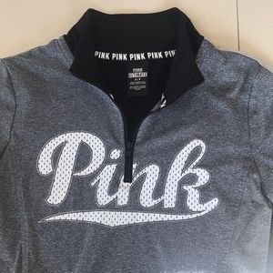 Pink Womens Black/Gray Size Small Sports Top
